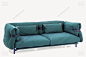 BELT-意大利现代客厅布艺双人沙发
