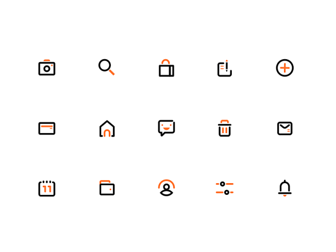 其中包括图片：Icon Design