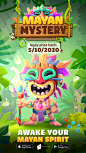 Mayan Mystery - Match 3 Mobile Game Art