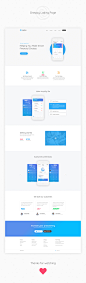 Onepay - Mobile Landing Page : Onepay is a powerful Responsive App Landing Page template. This is a minimal, flat, clean and modern Mobile App PSD Template, Specially designed for who want to showcase there apps. Onepay is better way to present your mobil