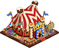 쿠키런킹덤 쿠킹덤 꾸미기상점 테마 서커스 컨셉 (Circus concept shop prop Cookierun kingdom)