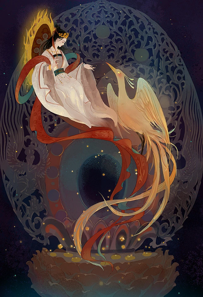 浴火_涂鸦王国 原创绘画平台 www.poocg.com-花瓣网