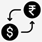 兑换美元翻牌图标 标志 UI图标 设计图片 免费下载 页面网页 平面电商 创意素材