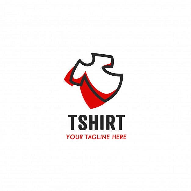 T恤服装店logo标志矢量图素材