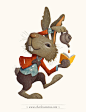 Wonderland of Books - March Hare by minitreehouse