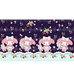 4张~深紫色~最新~花柄Lolita美乐蒂壁纸melody手机壁纸电脑壁纸-淘宝网