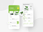 Plant App ios应用程序设计app desing设计工厂应用植物