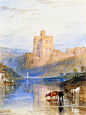 Norham Castle on the Tweed - 透纳作品J.M.W. Turner,无水印高清图 - 麦田艺术