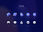 Tabbar icons game app icon ui design forever minzi