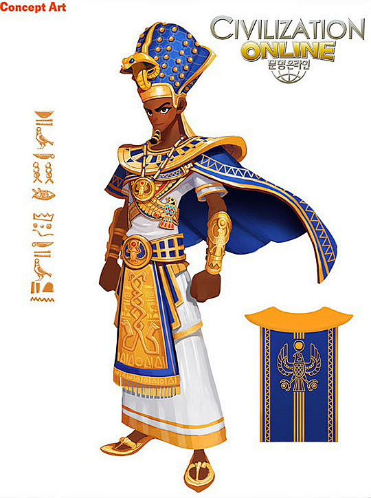 文明-埃及男