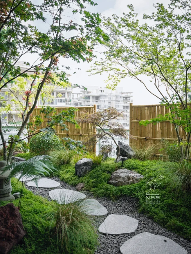 搬运自然，杂木风禅意日式中式阳台花园景观 - 小红书-花瓣网