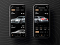 Rental Car App Light & Dark concept freebie rental car app app rental car app rental car freebie graphic design user interface uiux ui free psd