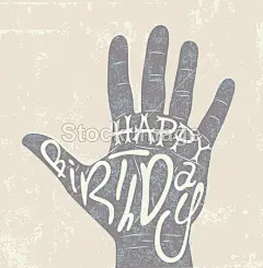 生日快乐！排印复古 grunge 生日卡片矢量图#生日快乐# #happy birthday# #生日贺卡设计# #生日快乐banner# #生日快乐字体# #卡通插画# #素描插画# #生日装饰画# #生日快乐桌面# #周年庆banner# #周年庆设计素材#