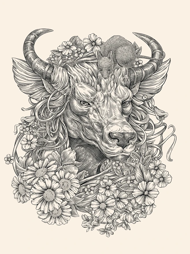 生肖——丑牛-古田路9号-品牌创意/版权保护平台