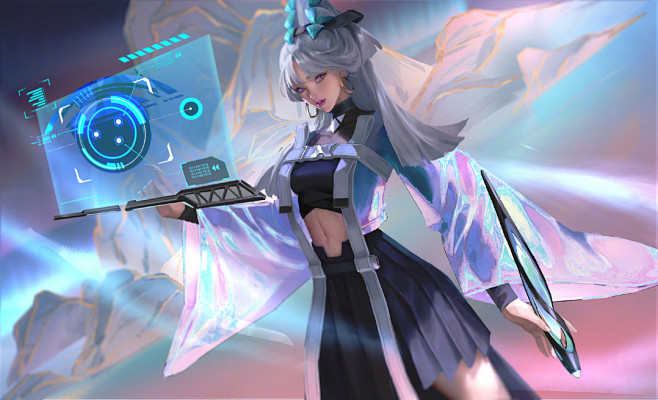 王者荣耀上官婉儿kpl限定皮肤同人