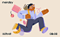 cartoon Character Character design  children cute digital illustration Education ILLUSTRATION  kids school