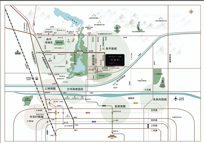 地产 区位图