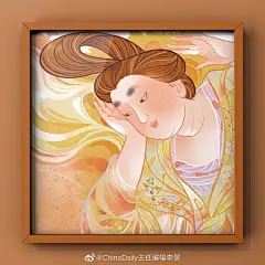 #这很中国##插画# 今天出版的国际周刊封面故事：壁画修复师一生的坚守，让唐代壁画得以重见天日，为后人留下不可复制的文明
“匠心”永恒李旻插画超话 @微博美学 ​​​​