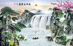 流水生财  - 源文件下载【酷图网】背景墙,背景,3D背景墙,手绘背景墙,现代简约,中国风,新中式,中式背景,新中式背景墙,水墨画,水墨山水画,壁纸,壁画,壁画背景墙,电视背景墙,立体背景墙,欧式风格,简约风格,风景,风景壁画,风景背景墙,中国风背景,新中式背景,中式风格,现代背景墙,背景素材,手绘,创意背景,抽象背景,抽象画,手绘画