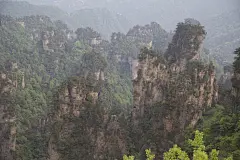张家界风景素材 阿凡达山脉环境照片科幻背景插画设计 游戏场景-淘宝网