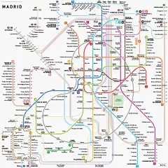 世界各大城市地铁线路图标准化绘制