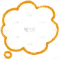 卡通手绘对话框聊天框文本框