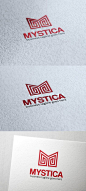 Mystica Letter M Logo