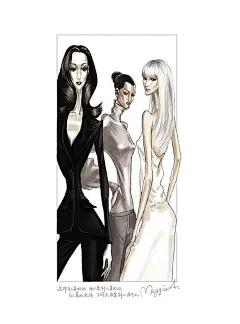 【长期】｛ 艾子映画·｝| 手绘时装插画，请大家指指点点._插画吧_百度贴吧