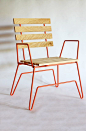 701 cafe chair, stacking chair, dining chair, modern