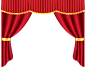 舞台红色幕布节日背景png免抠设计元素平面设计后期设计合成素材
