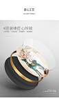 锦上福禄 轻奢圆形装饰画现代简约客厅玄关壁画餐边柜背景墙挂画-tmall.com天猫