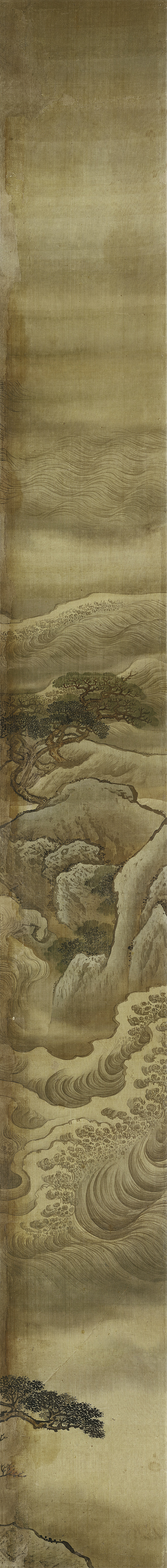 袁耀 《蓬莱仙境屏风》十二帧|山水条屏|...