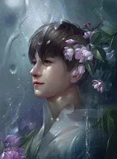 二次元小哥哥壁纸丨繁星万千都不及你眉眼半分