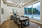 Inspiration for a transitional dining room remodel in Dallas
