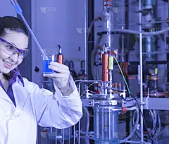 化学家,实验室,可爱的,显微镜,水平画幅,微生物学,科学实验,科学,生物学,白人