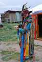 Female Shaman in Mongolia