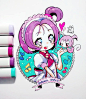 Onpu y Roro ^^)/<br/>Me puse a ver Ojamajo Doremi, es un buen anime de magicals girls. Y aunque Onpu fue la causante de que las demás abandonaran ser brujas, es la más linda de las 5 :'D<br/>#ojamajodoremi