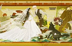 TENG_ST12
随520w金加隆记卢爹账上
建设一些任务女装傲罗哈
小天狼星：“see it. say it. Sorted!!!”
 
画在了贝克街这一站，记得来伦敦第一站就是十分期待的Baker St!! 以及拉了小罗尼小天狼星和福尔摩斯友情出镜
	
#drarry  #德哈  #哈利波特  #illustration  #插画  #harrypotter