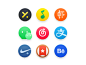 FRII os icons 3 behance wonderlist nike alipay neteast wechat xiami qqmusic xy