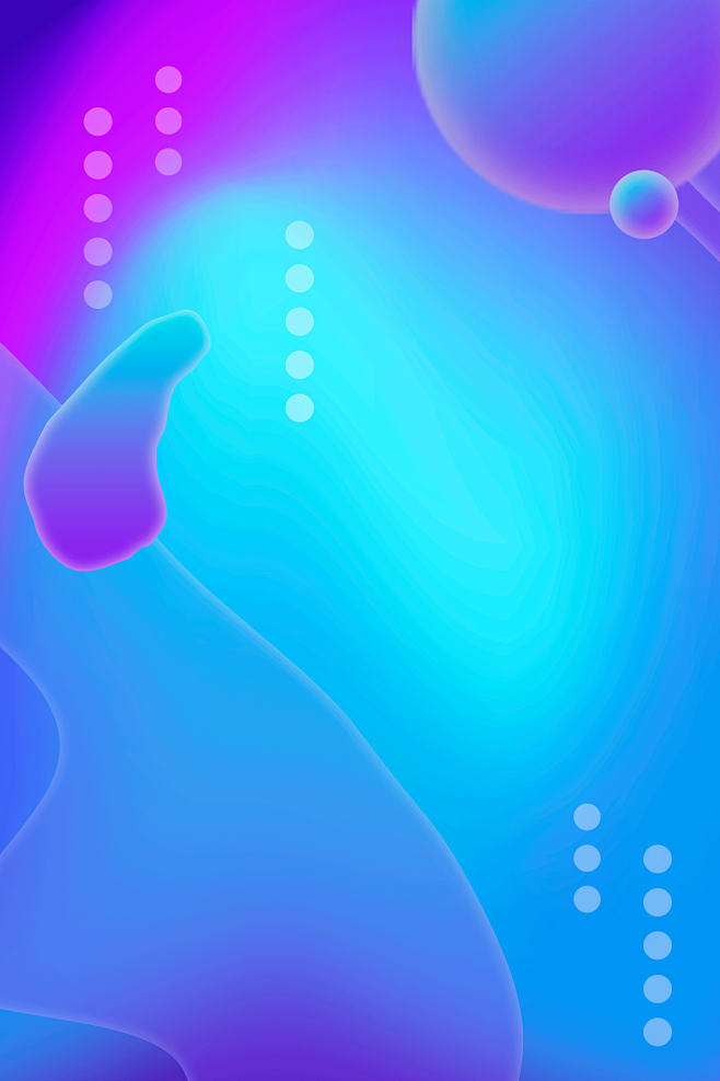 浪漫蓝紫色流体渐变2渐变流体背景色彩奥美linda