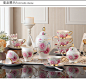 欧式15头骨瓷陶瓷咖啡杯碟英式下午茶茶具套装咖啡具套装红茶杯碟-淘宝网
