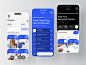 ios mobile app crm saas ux design