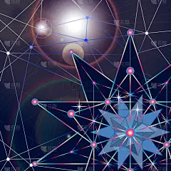 太空,抽象,黑色,背景,低多边形效果 ,健康保健,平视角,暗色,几何形状,技术