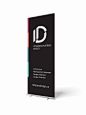 ID Interdisciplinaire Design roll-up banner. Design graphique d'une bannière rétractable pour ID Interdisciplinaire Design.: 