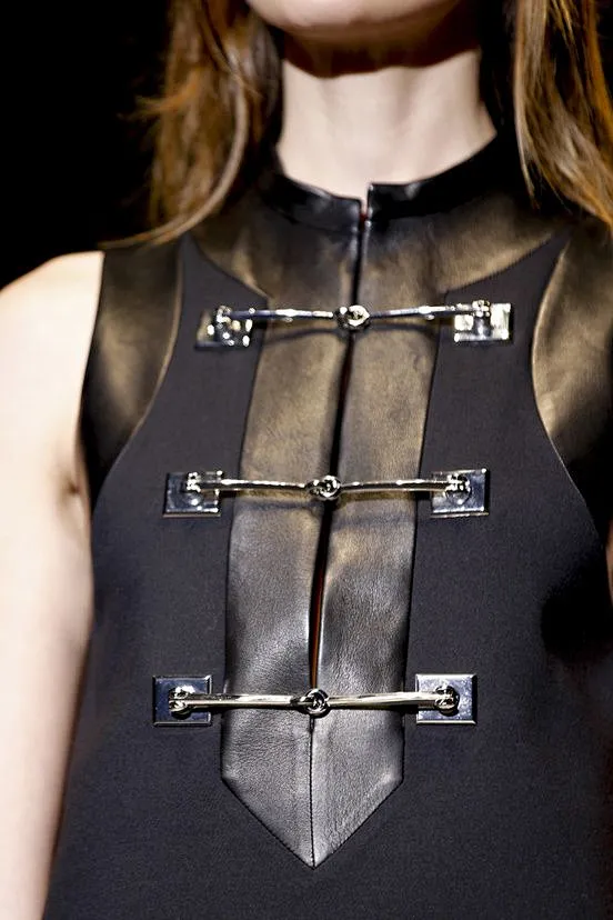 leather placket at Gucci FW15门襟Placket-花瓣网