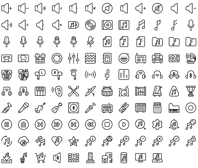 音频 #icon# #图标# 采集@Gr...