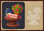 artwork Camino de Santiago cartoon concept art Digital Art  environment Game Art Icon ILLUSTRATION  props