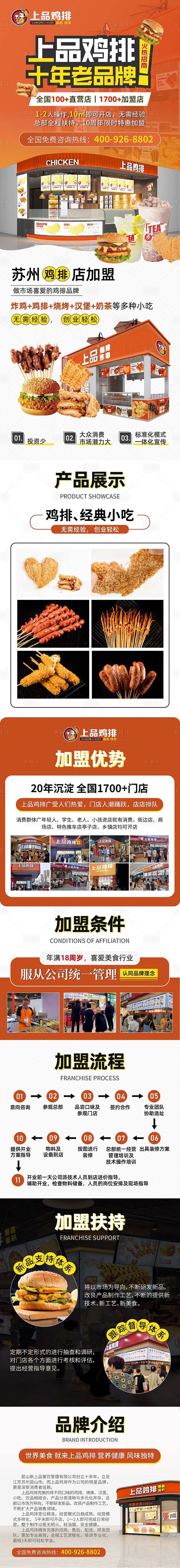 鸡排招商加盟-源文件