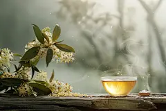 花卉秋日植物桂花图片摄影图