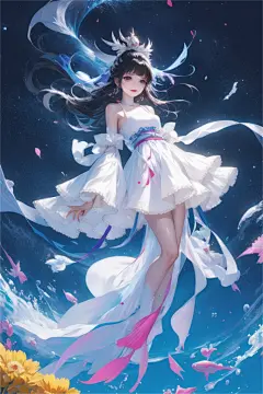 国风数字艺术AI人物场景壁纸